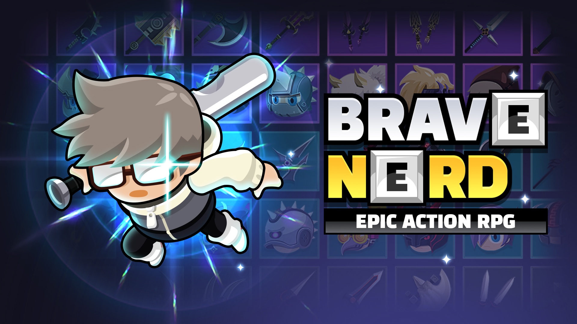 Full version of Android Action game apk The Brave Nerd for tablet and phone.