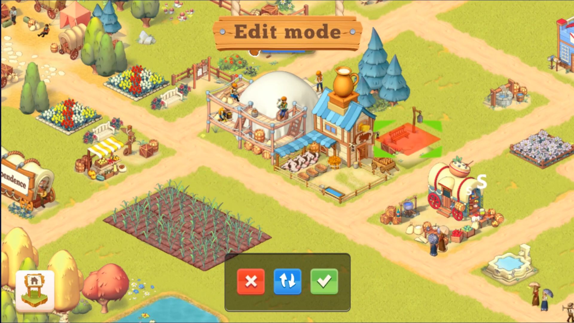 Full version of Android Building game apk The Oregon Trail: Boom Town for tablet and phone.