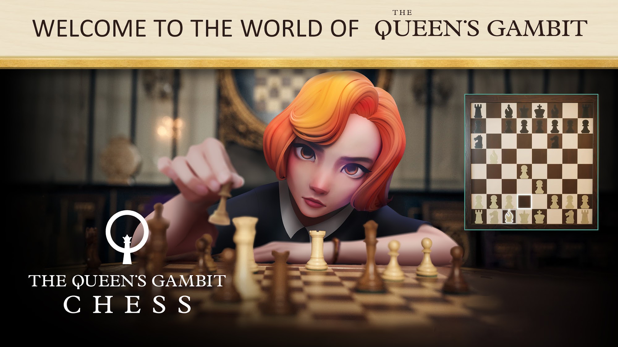 Full version of Android  game apk The Queen's Gambit Chess for tablet and phone.