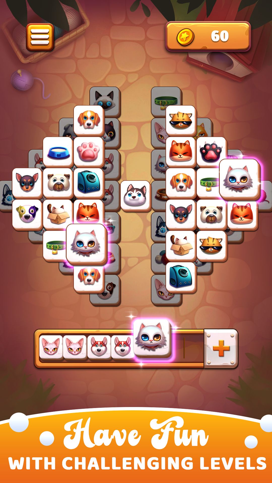 Full version of Android Match 3 game apk Tile Match: Fun Triple Connect for tablet and phone.