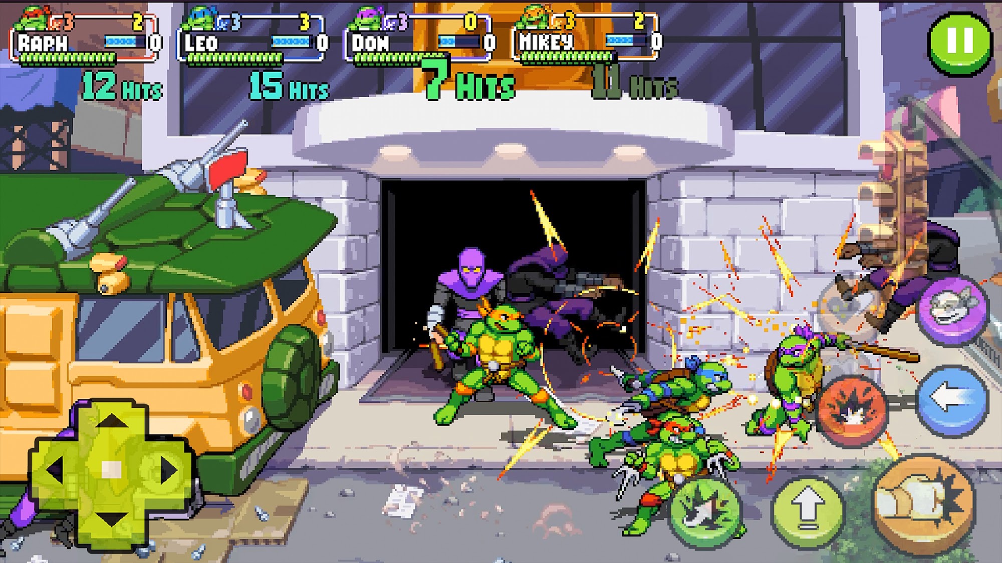 Full version of Android By animated movies game apk TMNT: Shredder's Revenge for tablet and phone.