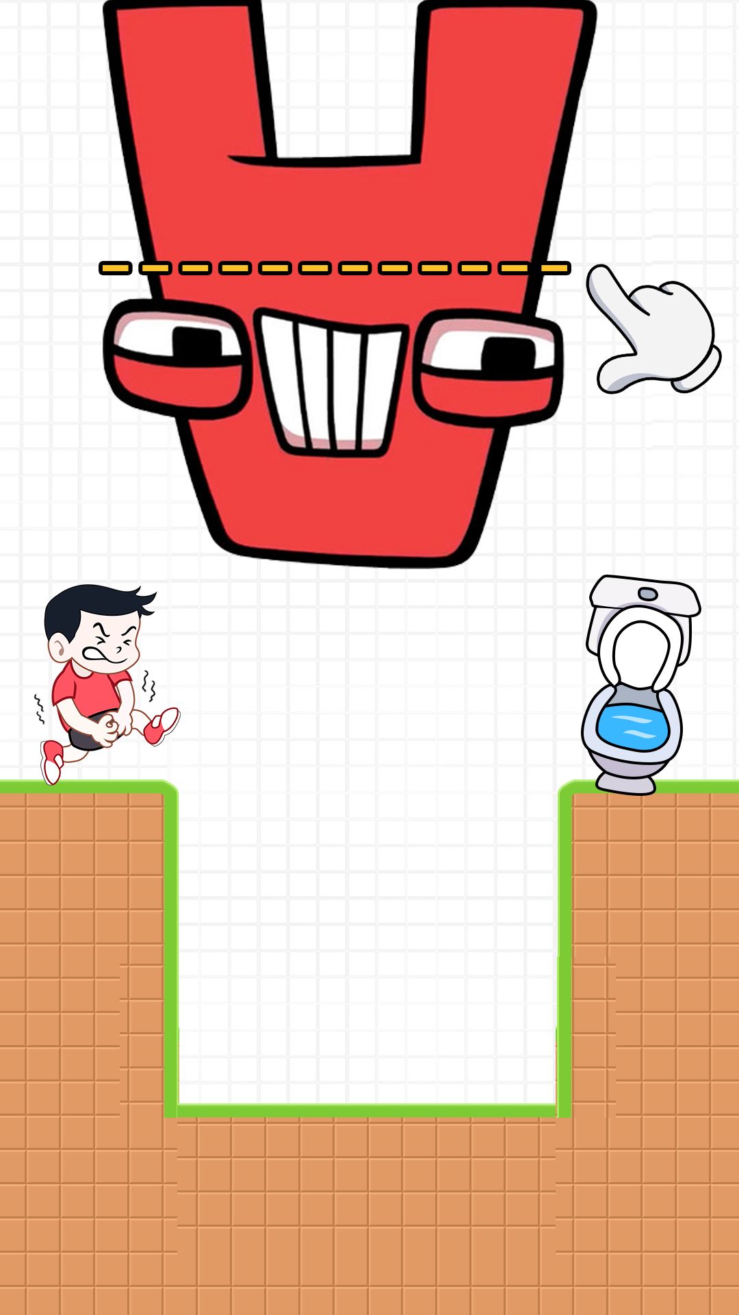 Full version of Android Logic game apk Toilet Run: Bridge Slice for tablet and phone.