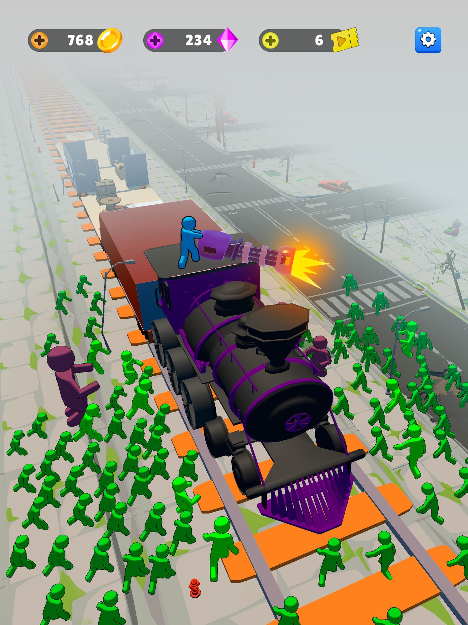Download Train Defense: Zombie Game Android free game.