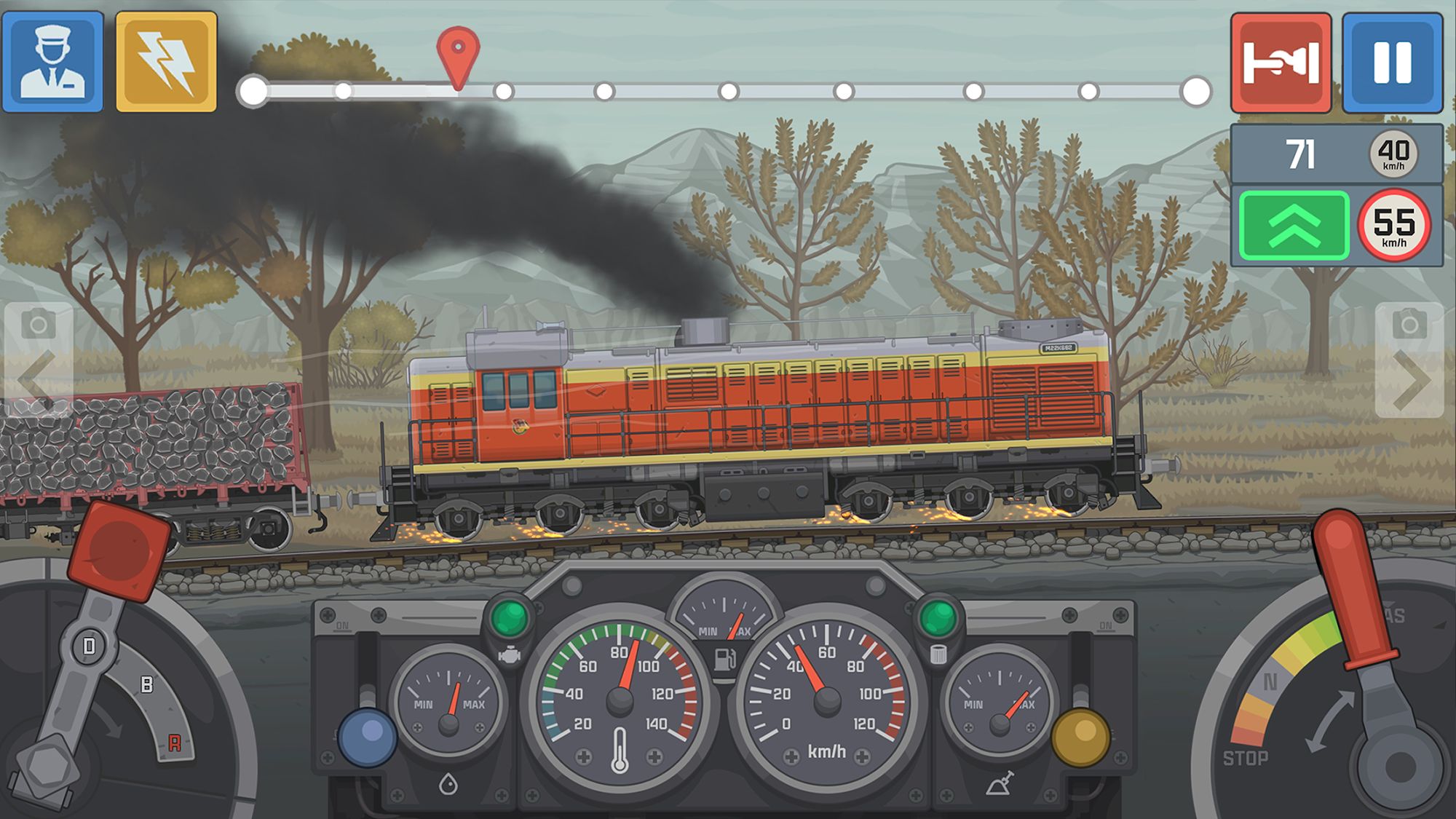 Full version of Android Trains game apk Train Simulator: Railroad Game for tablet and phone.