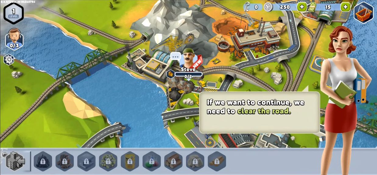 Full version of Android Economy strategy game apk Transport Tycoon Empire: City for tablet and phone.