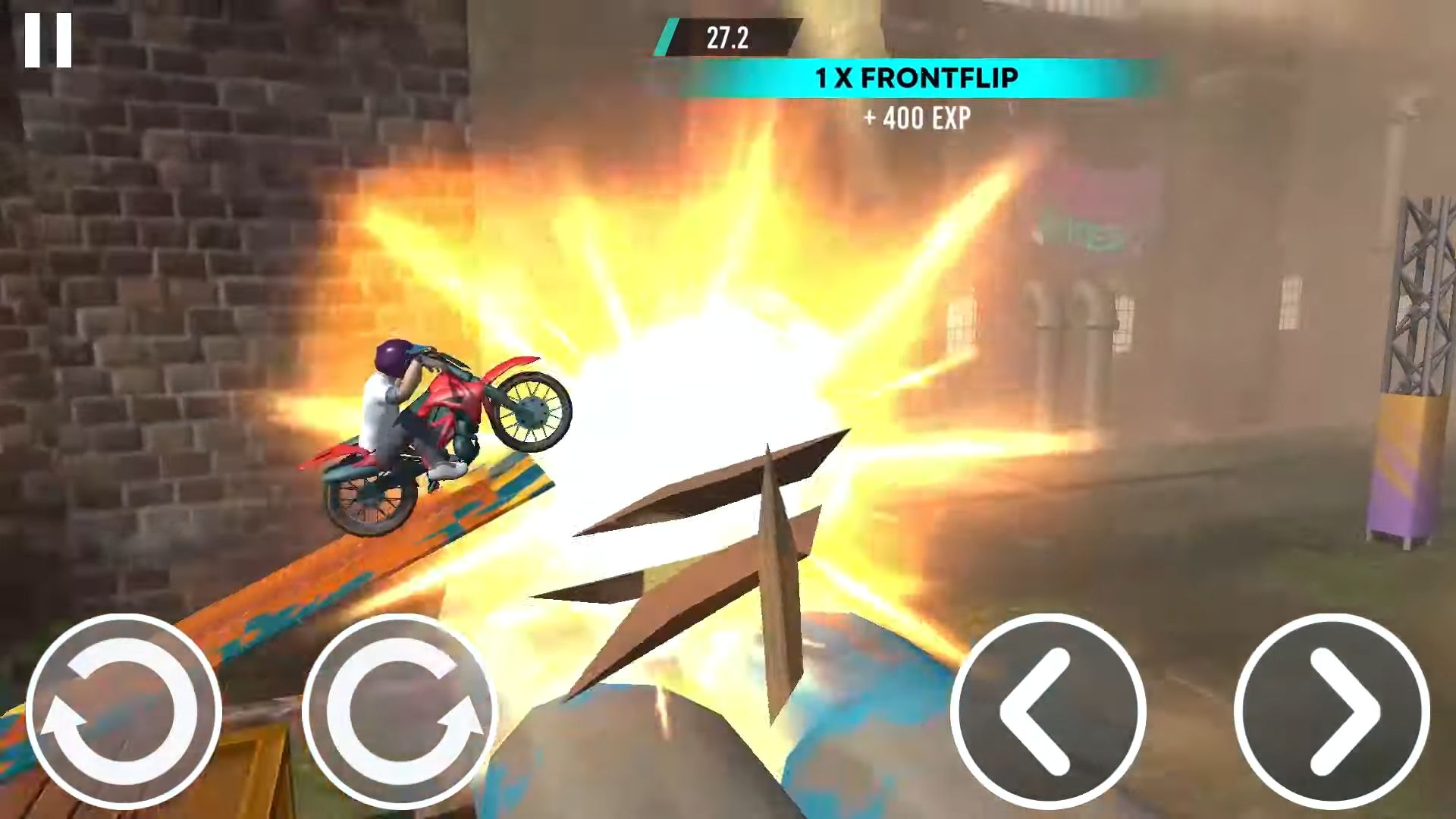 Full version of Android  game apk Trial Riders for tablet and phone.