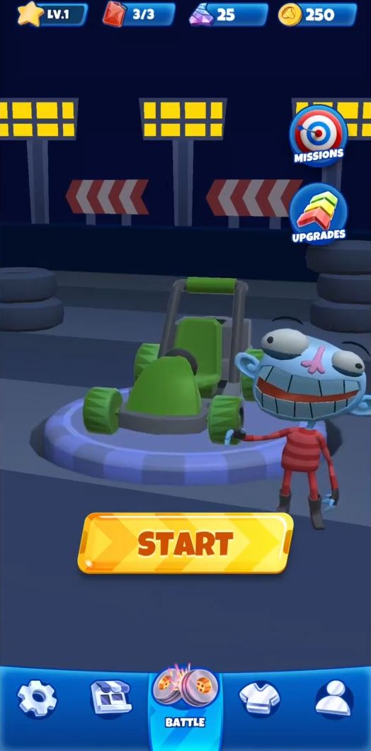 Full version of Android  game apk Troll Face Quest - Kart Wars for tablet and phone.