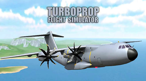 Full version of Android Flight simulator game apk Turboprop flight simulator 3D for tablet and phone.