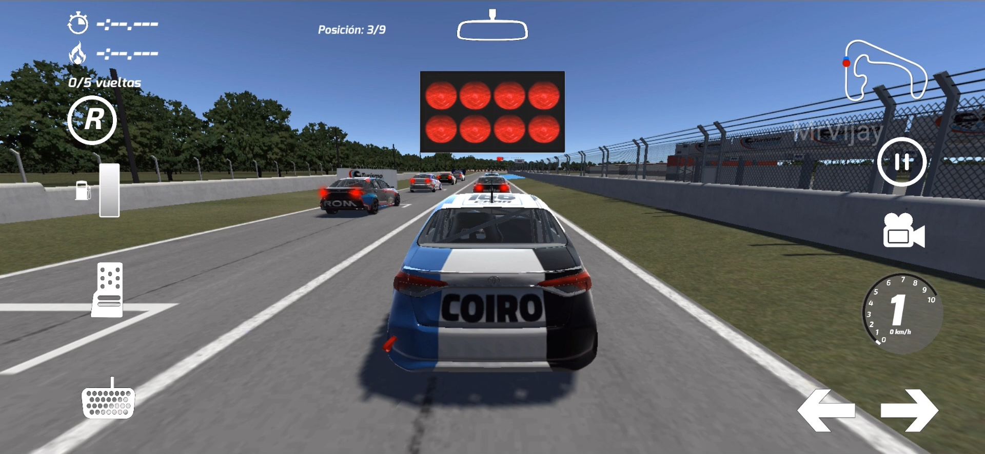Full version of Android Cars game apk Turismo Nacional for tablet and phone.