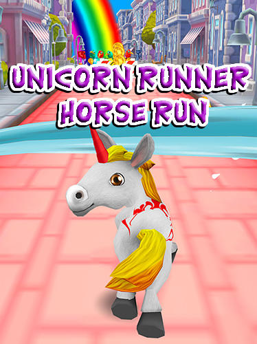 Download Unicorn runner 3D: Horse run Android free game.