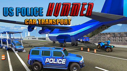 Download US police Hummer car quad bike transport Android free game.