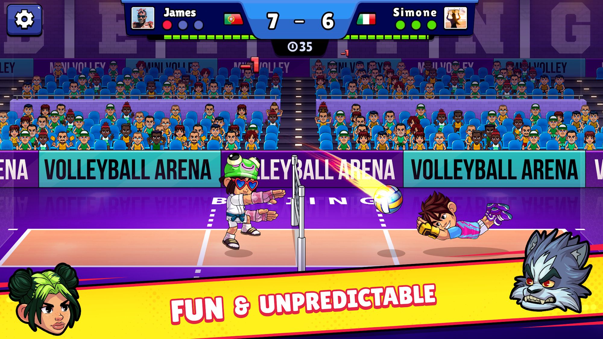 Download Volleyball Arena Android free game.
