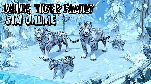 Full version of Android Animals game apk White tiger family sim online for tablet and phone.