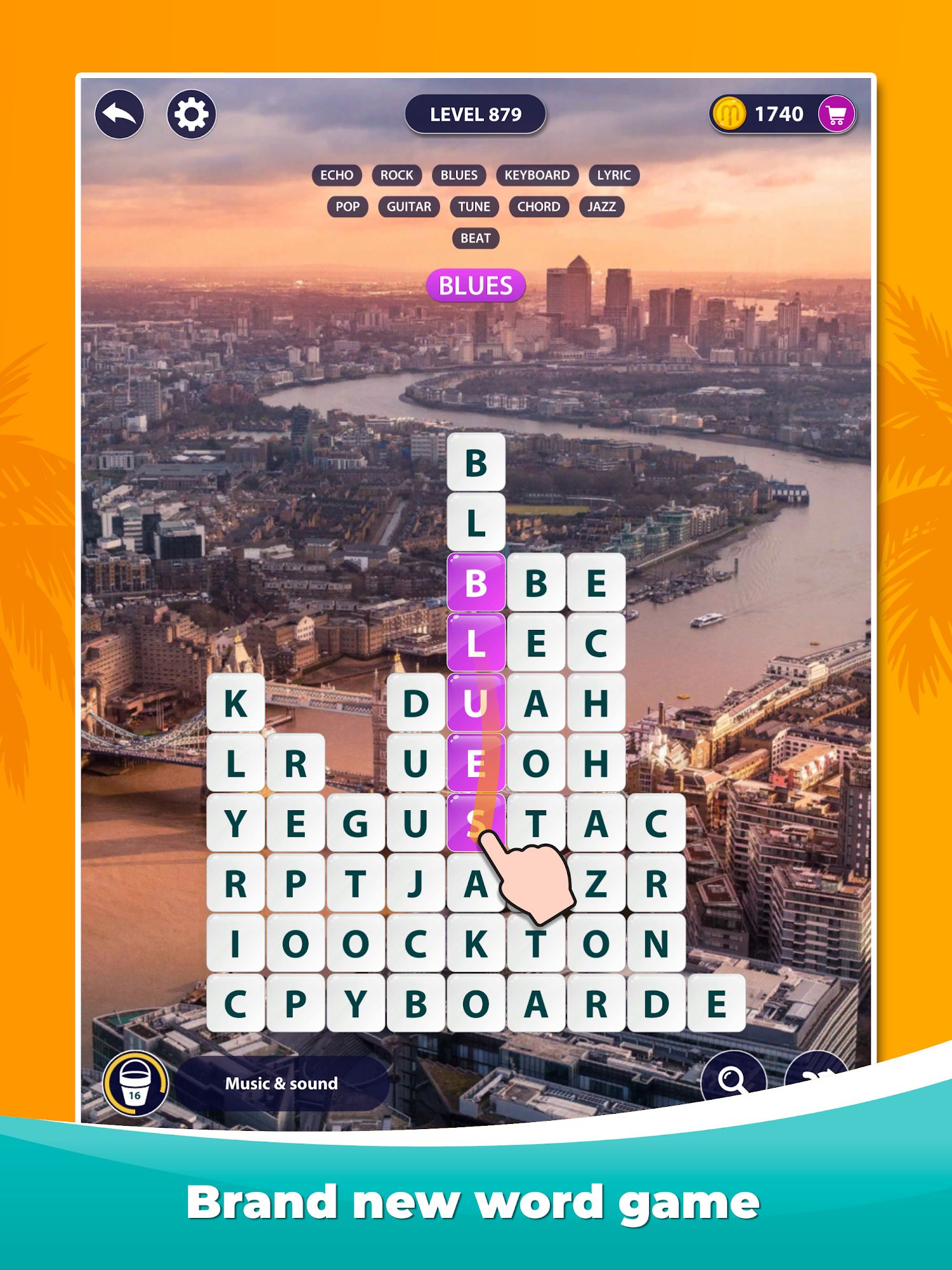 Full version of Android Logic game apk Word Surf - Word Game for tablet and phone.