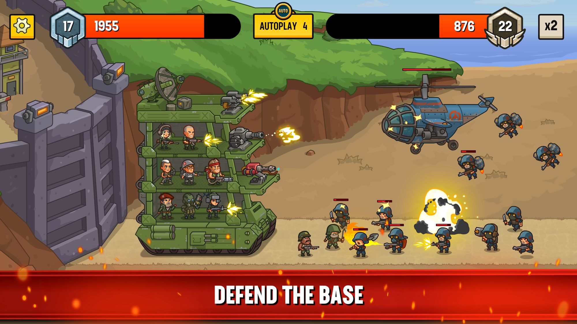 Download World War Defense Android free game.