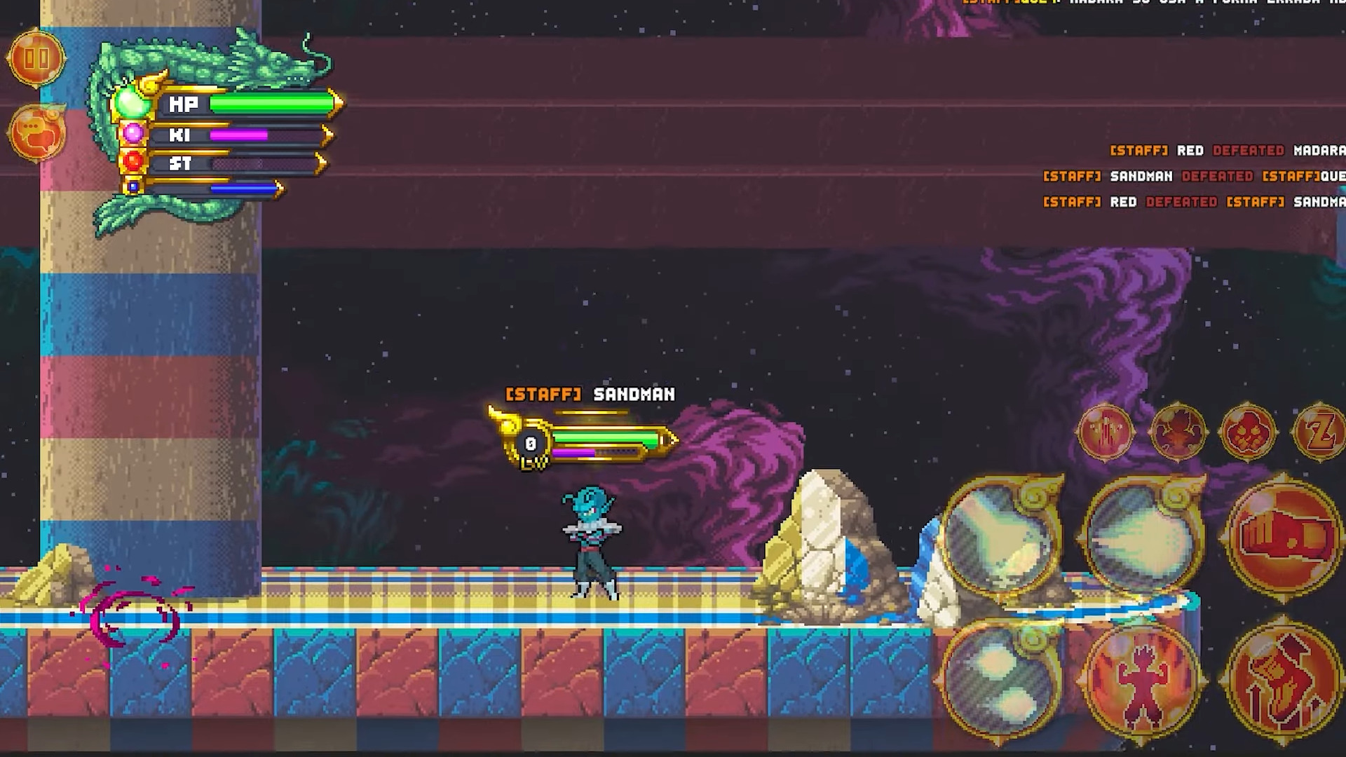 Full version of Android Pixel art game apk XENO BALL: LEGENDS WARRIORS for tablet and phone.