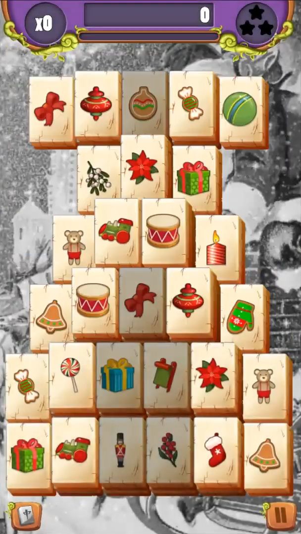 Full version of Android Mahjong game apk Xmas Mahjong: Christmas Magic for tablet and phone.