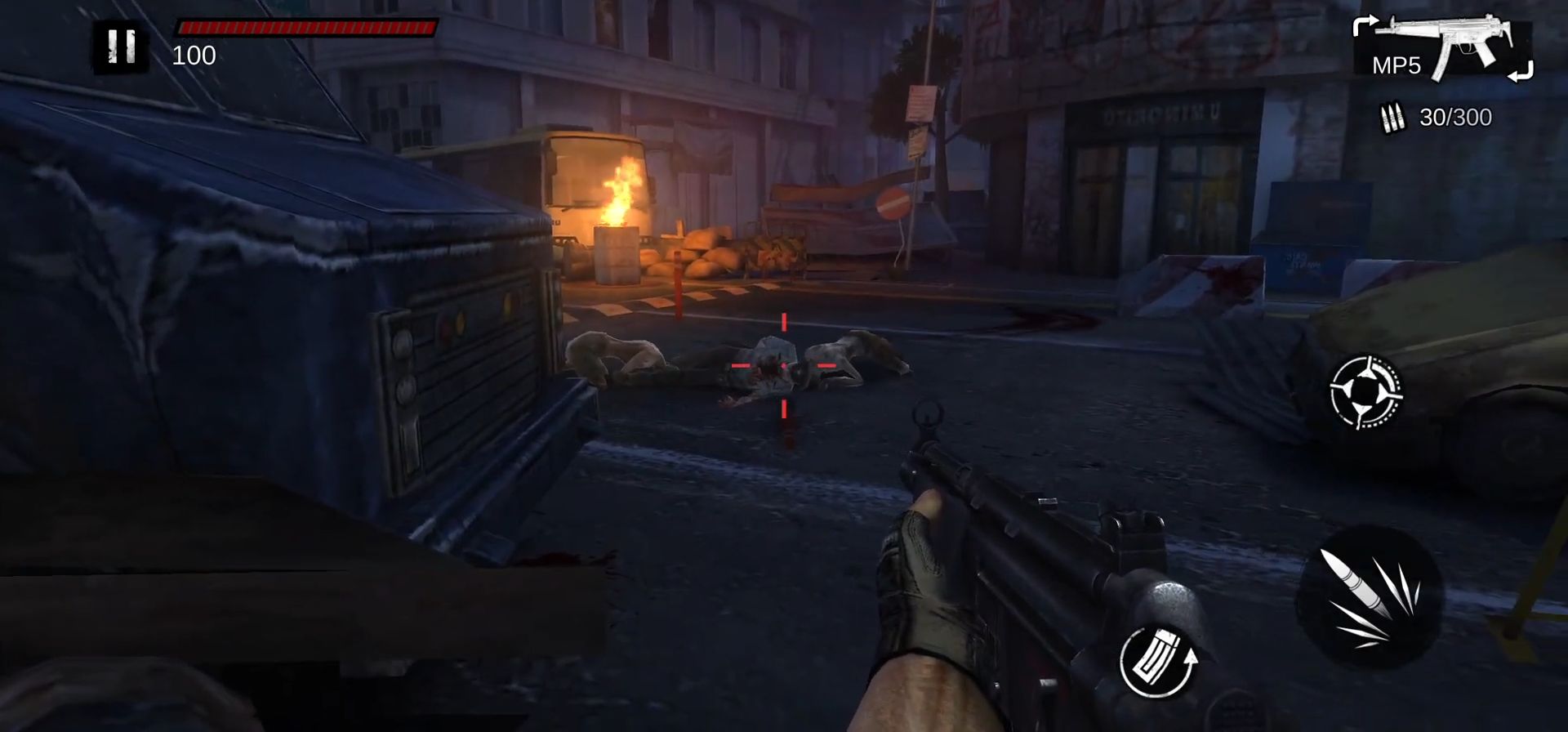 Full version of Android First-person adventures game apk Zombie Frontier 4 for tablet and phone.