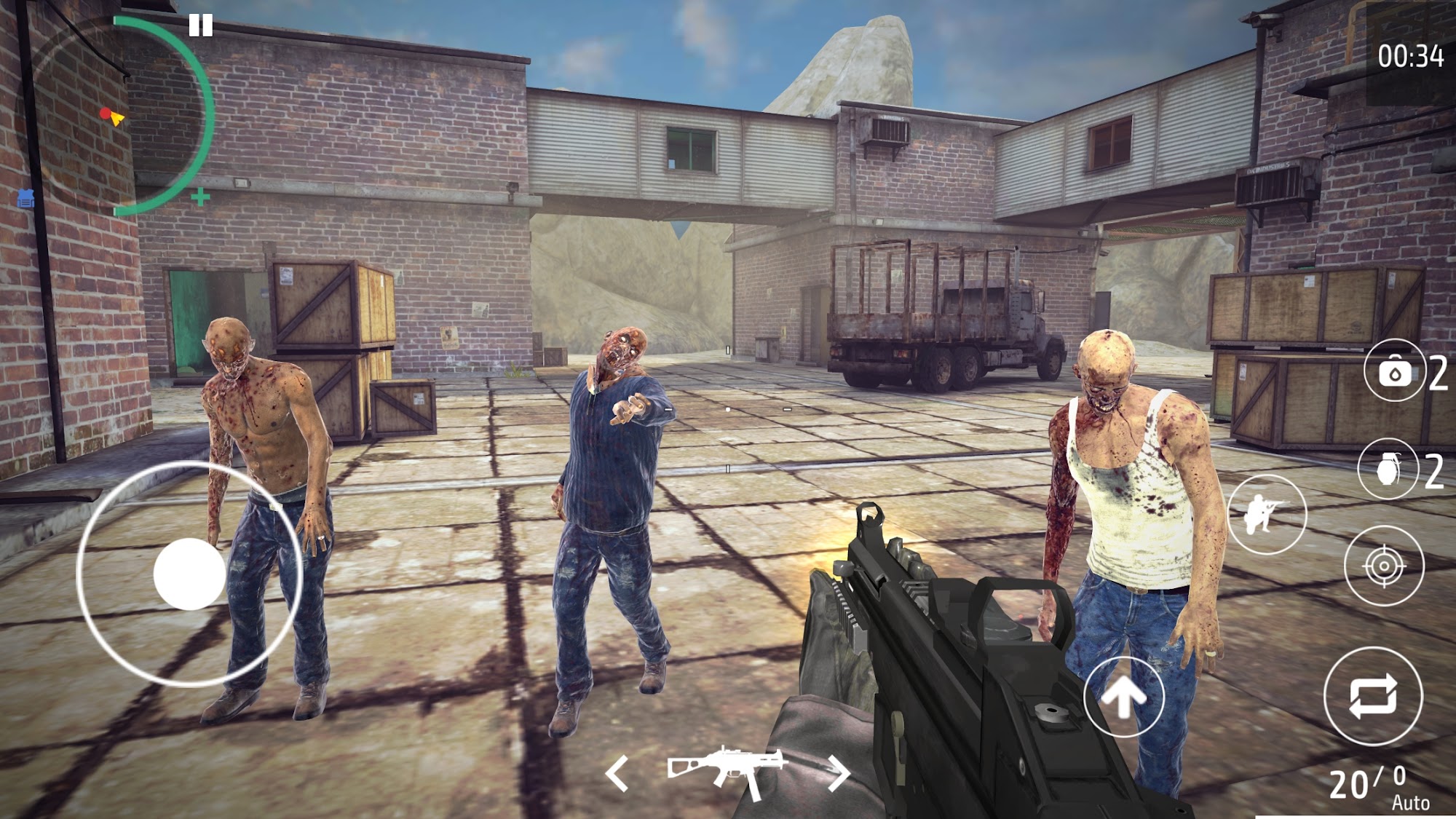 Full version of Android Offline game apk Zombie Shooter - fps games for tablet and phone.
