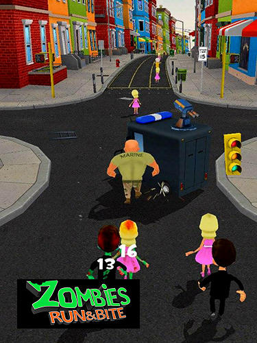 Download Zombies: Run and bite Android free game.