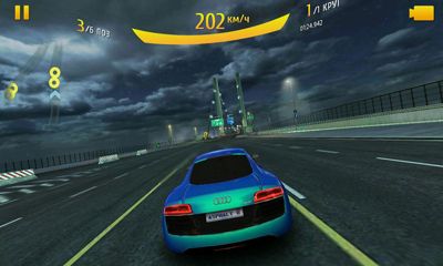 Gameplay of the Asphalt 8: Airborne for Android phone or tablet.
