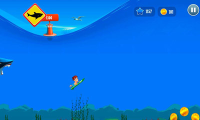 Banzai Surfer - Android game screenshots.
