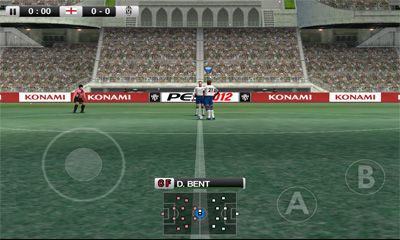 Gameplay of the PES 2012 Pro Evolution Soccer for Android phone or tablet.