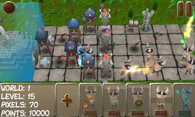 Pixel Raid - Android game screenshots.