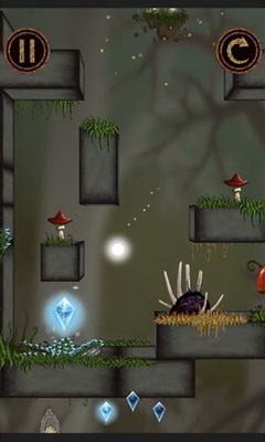 Gameplay of the Wisp for Android phone or tablet.