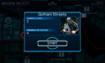 Batman Arkham City Lockdown - Android game screenshots.