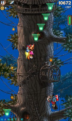 Gameplay of the Jackie Jump for Android phone or tablet.