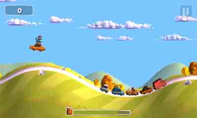 Sunny hillride - Android game screenshots.