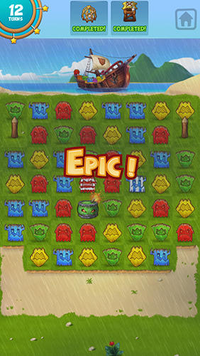 Totem rush: Match 3 game - Android game screenshots.
