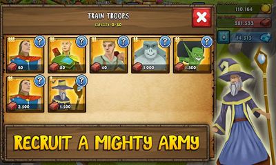 Gameplay of the Greed for Glory for Android phone or tablet.