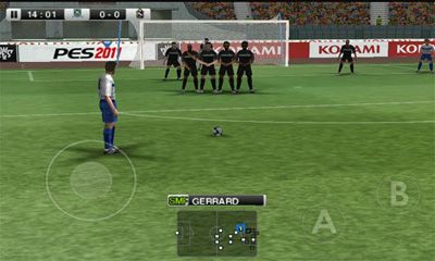 PES 2011 Pro Evolution Soccer - Android game screenshots.