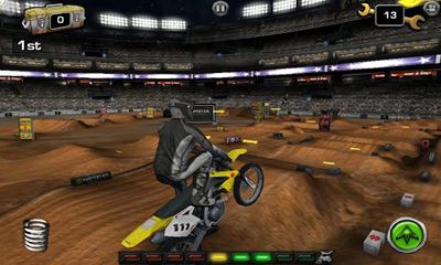 SupercrossPro - Android game screenshots.