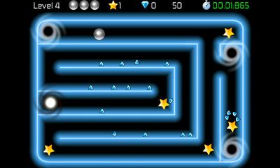 Tilt Labyrinth Neon Gravity - Android game screenshots.