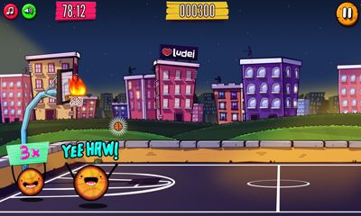 Gameplay of the iBasket for Android phone or tablet.
