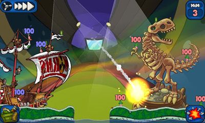 Worms 2 Armageddon - Android game screenshots.