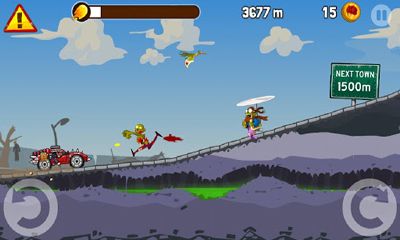 Gameplay of the Zombie Road Trip for Android phone or tablet.