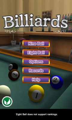 Full version of Android Board game apk 3D Billiards G for tablet and phone.