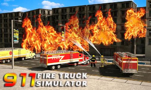 Download 911 rescue fire truck: 3D simulator Android free game.