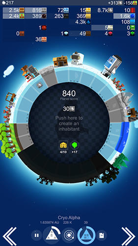 Full version of Android apk app A planet of mine for tablet and phone.