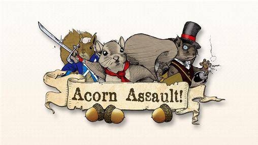 Full version of Android Multiplayer game apk Acorn assault! Classic for tablet and phone.