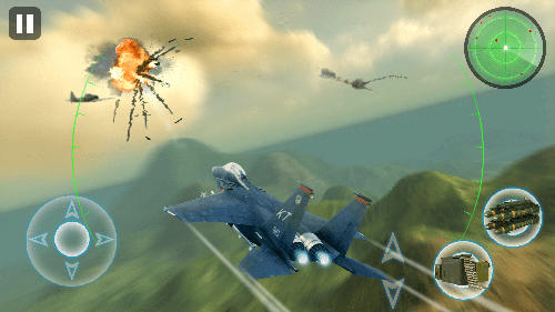 Full version of Android apk app Air thunder war for tablet and phone.