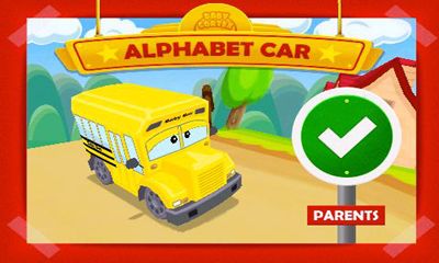Full version of Android Arcade game apk Alphabet Car for tablet and phone.