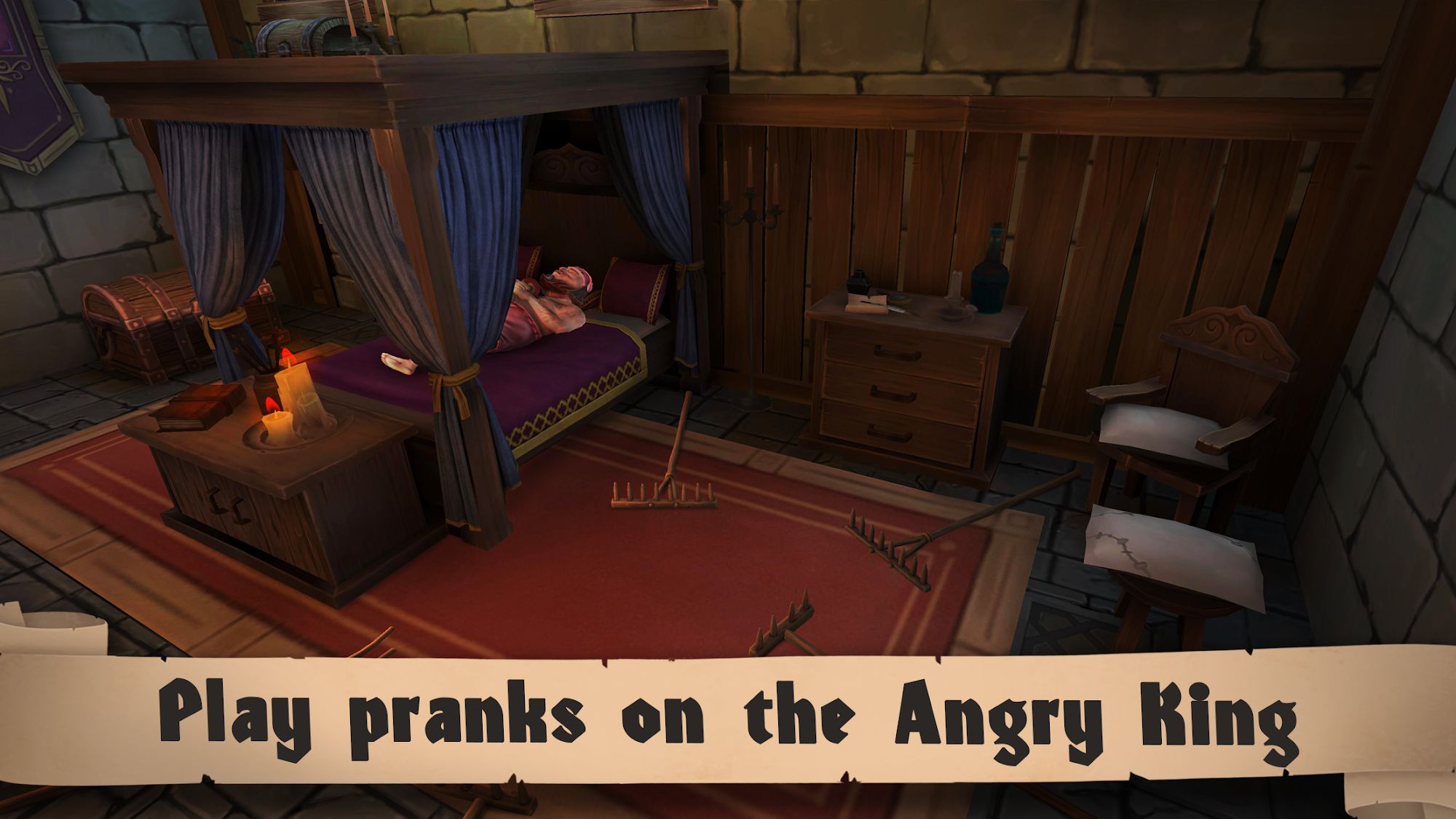 Full version of Android apk app Angry King: Scary Pranks for tablet and phone.