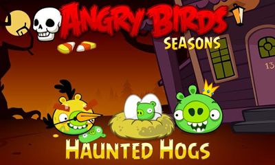 Download Angry Birds Seasons Haunted Hogs! Android free game.