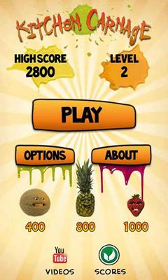 Full version of Android Arcade game apk Annoying Orange. Kitchen Carnage for tablet and phone.