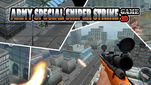 Download Army special sniper strike game 3D Android free game.